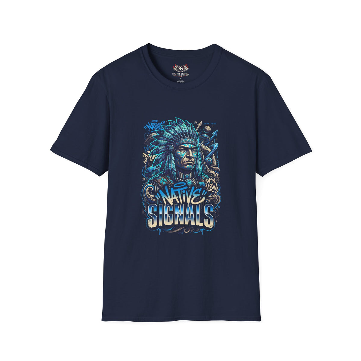 Cyan Signal Tee